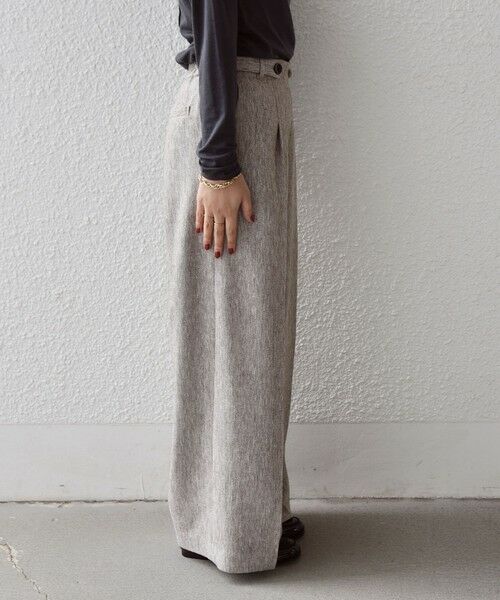 SHIPS / シップス その他パンツ | SHIPS Colors:〈手洗い可能〉カラー ミックス ツイード ボタン ワイドパンツ◇ | 詳細13