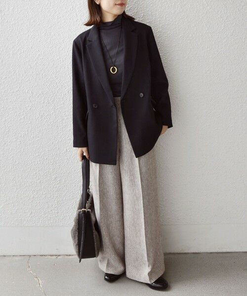 SHIPS / シップス その他パンツ | SHIPS Colors:〈手洗い可能〉カラー ミックス ツイード ボタン ワイドパンツ◇ | 詳細16