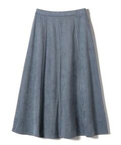 SHIPS / シップス ロング・マキシ丈スカート | SHIPS Colors:〈手洗い可能〉フェイクスエード（ポリエステル）フレアスカート