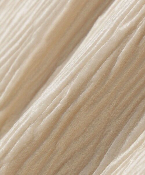 SHIPS / シップス ロング・マキシ丈スカート | SHIPS Colors:〈手洗い可能〉ポリエステル ベロア プリーツ タイトスカート | 詳細2