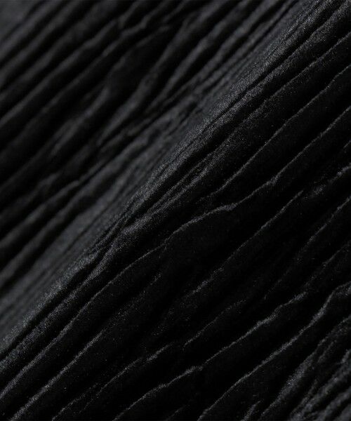 SHIPS / シップス ロング・マキシ丈スカート | SHIPS Colors:〈手洗い可能〉ポリエステル ベロア プリーツ タイトスカート | 詳細10