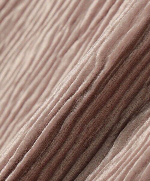 SHIPS / シップス ロング・マキシ丈スカート | SHIPS Colors:〈手洗い可能〉ポリエステル ベロア プリーツ タイトスカート | 詳細25