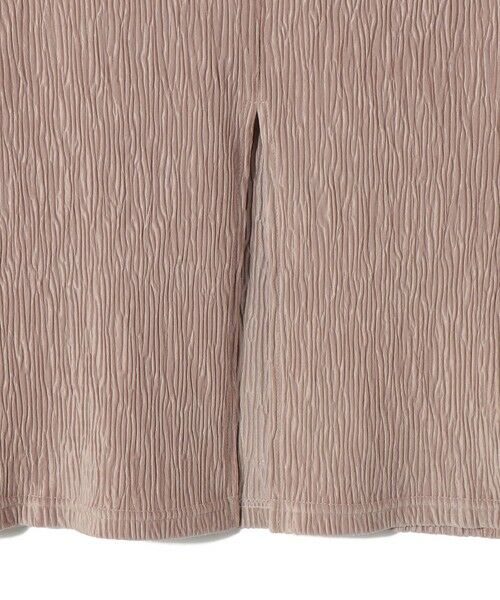 SHIPS / シップス ロング・マキシ丈スカート | SHIPS Colors:〈手洗い可能〉ポリエステル ベロア プリーツ タイトスカート | 詳細24