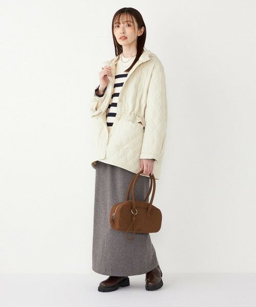 SHIPS / シップス ロング・マキシ丈スカート | SHIPS Colors:〈手洗い可能〉ジャージー へリボーン / チェック タイトスカート | 詳細18