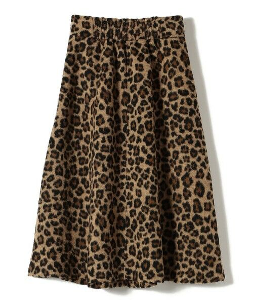 SHIPS / シップス ロング・マキシ丈スカート | SHIPS Colors:〈手洗い可能〉レオパード ジャカード タック スカート | 詳細2