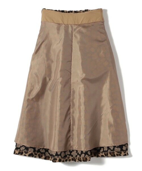 SHIPS / シップス ロング・マキシ丈スカート | SHIPS Colors:〈手洗い可能〉レオパード ジャカード タック スカート | 詳細3