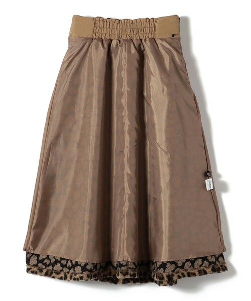 SHIPS / シップス ロング・マキシ丈スカート | SHIPS Colors:〈手洗い可能〉レオパード ジャカード タック スカート | 詳細4