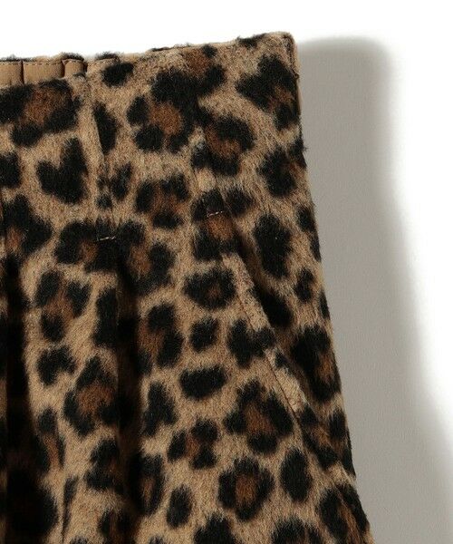 SHIPS / シップス ロング・マキシ丈スカート | SHIPS Colors:〈手洗い可能〉レオパード ジャカード タック スカート | 詳細7