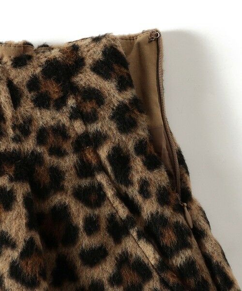 SHIPS / シップス ロング・マキシ丈スカート | SHIPS Colors:〈手洗い可能〉レオパード ジャカード タック スカート | 詳細8