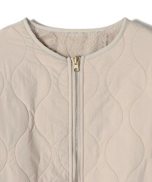 SHIPS / シップス ブルゾン | innowave:リバーシブル ジップ キルティング アウター | 詳細7