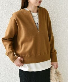 SHIPS / シップス ニット・セーター | SHIPS Colors:〈手洗い可能〉フロント ジップ ニット