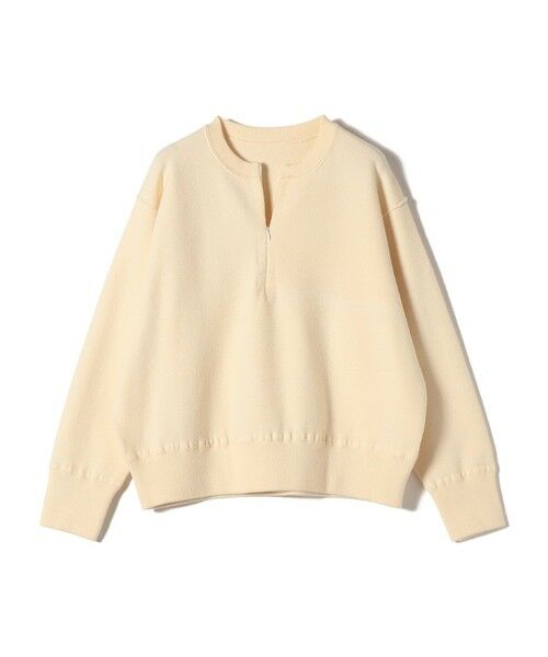 SHIPS / シップス ニット・セーター | 《追加・新色予約》SHIPS Colors:〈手洗い可能〉フロント ジップ ニット◆ | 詳細1