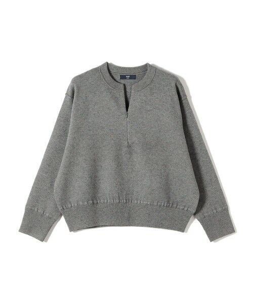 SHIPS / シップス ニット・セーター | 《追加・新色予約》SHIPS Colors:〈手洗い可能〉フロント ジップ ニット◆ | 詳細9