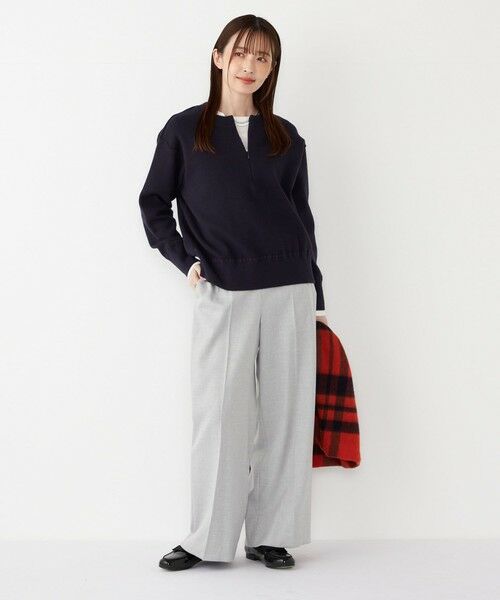 SHIPS / シップス ニット・セーター | SHIPS Colors:〈手洗い可能〉フロント ジップ ニット | 詳細20