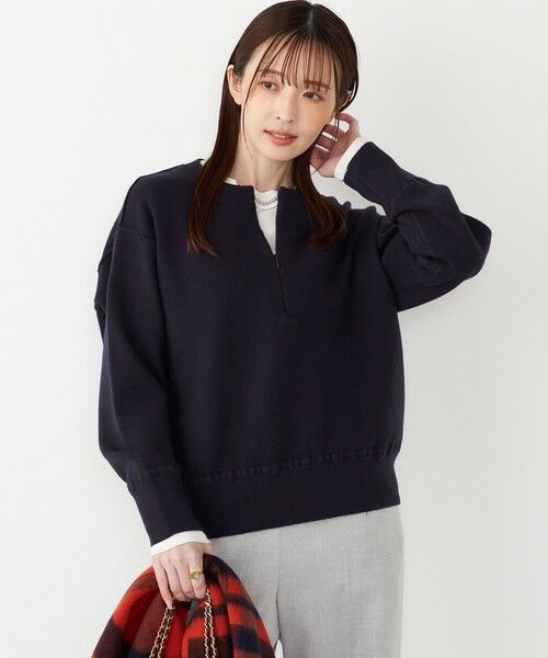 SHIPS / シップス ニット・セーター | SHIPS Colors:〈手洗い可能〉フロント ジップ ニット | 詳細22