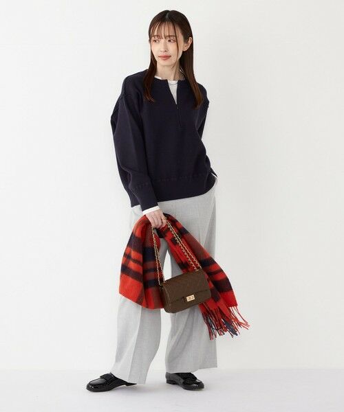 SHIPS / シップス ニット・セーター | SHIPS Colors:〈手洗い可能〉フロント ジップ ニット | 詳細24