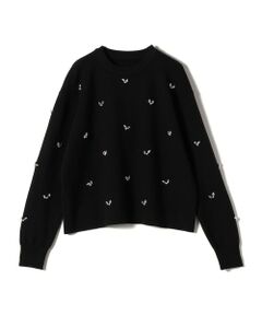 SHIPS / シップス ニット・セーター | SHIPS Colors:〈手洗い可能〉ビジュー クルーネック プルオーバー◇
