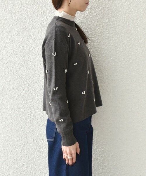 SHIPS / シップス ニット・セーター | SHIPS Colors:〈手洗い可能〉ビジュー クルーネック プルオーバー◇ | 詳細10