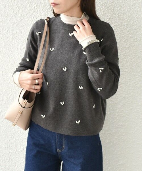 SHIPS / シップス ニット・セーター | SHIPS Colors:〈手洗い可能〉ビジュー クルーネック プルオーバー◇ | 詳細11