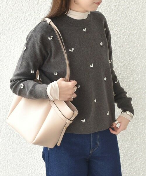 SHIPS / シップス ニット・セーター | SHIPS Colors:〈手洗い可能〉ビジュー クルーネック プルオーバー◇ | 詳細12