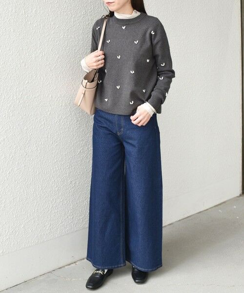 SHIPS / シップス ニット・セーター | SHIPS Colors:〈手洗い可能〉ビジュー クルーネック プルオーバー◇ | 詳細15