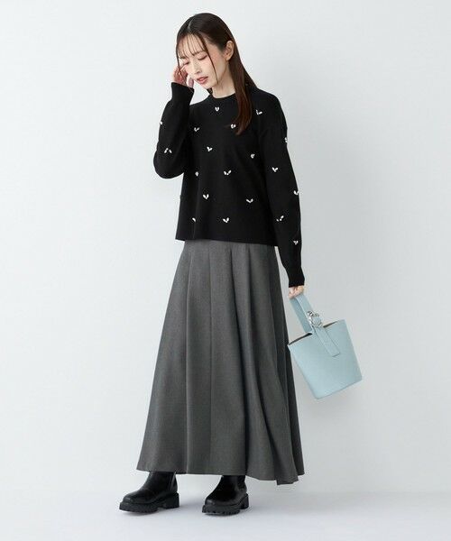 SHIPS / シップス ニット・セーター | SHIPS Colors:〈手洗い可能〉ビジュー クルーネック プルオーバー◇ | 詳細25