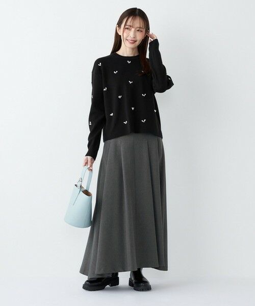 SHIPS / シップス ニット・セーター | SHIPS Colors:〈手洗い可能〉ビジュー クルーネック プルオーバー◇ | 詳細26