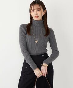 SHIPS / シップス ニット・セーター | SHIPS Colors:14G リブ タートルネック ニット