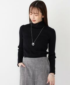 SHIPS / シップス ニット・セーター | SHIPS Colors:14G リブ タートルネック ニット