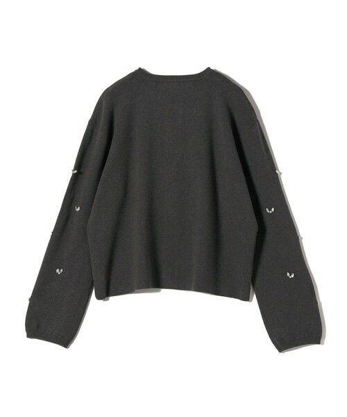 SHIPS / シップス カーディガン・ボレロ | SHIPS Colors:〈手洗い可能〉ビジュー ノーカラー カーディガン◇ | 詳細1