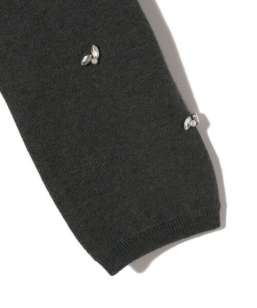 SHIPS / シップス カーディガン・ボレロ | SHIPS Colors:〈手洗い可能〉ビジュー ノーカラー カーディガン◇ | 詳細4