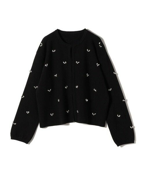 SHIPS / シップス カーディガン・ボレロ | SHIPS Colors:〈手洗い可能〉ビジュー ノーカラー カーディガン◇ | 詳細7