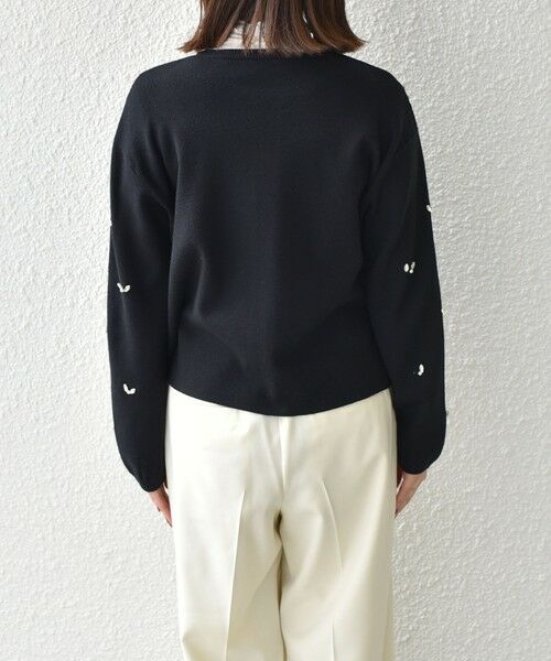 SHIPS / シップス カーディガン・ボレロ | SHIPS Colors:〈手洗い可能〉ビジュー ノーカラー カーディガン◇ | 詳細11