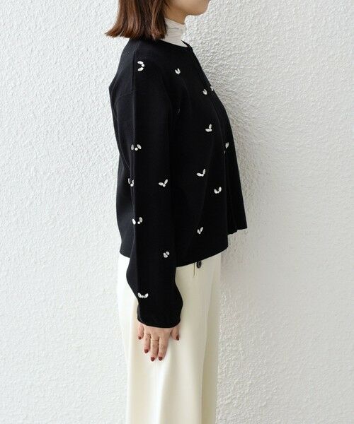 SHIPS / シップス カーディガン・ボレロ | SHIPS Colors:〈手洗い可能〉ビジュー ノーカラー カーディガン◇ | 詳細12