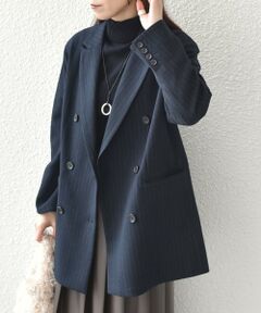 SHIPS / シップス テーラードジャケット | SHIPS Colors:〈手洗い可能〉ダブル ブレスト ジャコット (ジャケットコート）