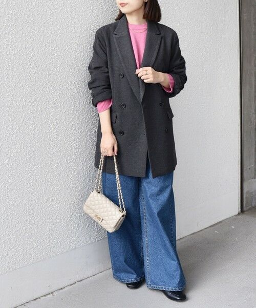 SHIPS / シップス テーラードジャケット | SHIPS Colors:〈手洗い可能〉ダブル ブレスト ジャコット (ジャケットコート） | 詳細10