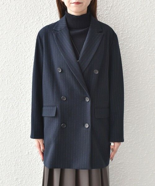 SHIPS / シップス テーラードジャケット | SHIPS Colors:〈手洗い可能〉ダブル ブレスト ジャコット (ジャケットコート） | 詳細17