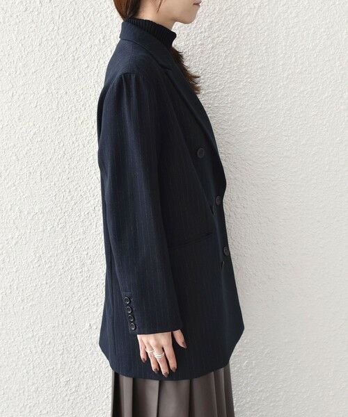 SHIPS / シップス テーラードジャケット | SHIPS Colors:〈手洗い可能〉ダブル ブレスト ジャコット (ジャケットコート） | 詳細20