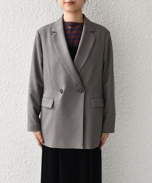 SHIPS / シップス テーラードジャケット | SHIPS Colors:ウールライク ダブルボタン ジャケット2（セットアップ対応可能）◇ | 詳細2