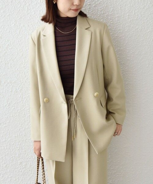 SHIPS / シップス テーラードジャケット | SHIPS Colors:ウールライク ダブルボタン ジャケット2（セットアップ対応可能）◇ | 詳細15