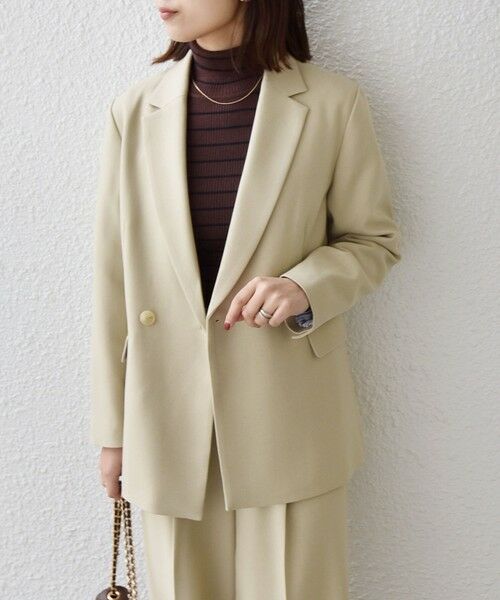 SHIPS / シップス テーラードジャケット | SHIPS Colors:ウールライク ダブルボタン ジャケット2（セットアップ対応可能）◇ | 詳細16
