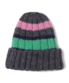 SHIPS / シップス ニットキャップ | sublimeroe:ハンドニット ライン ワッチキャップ