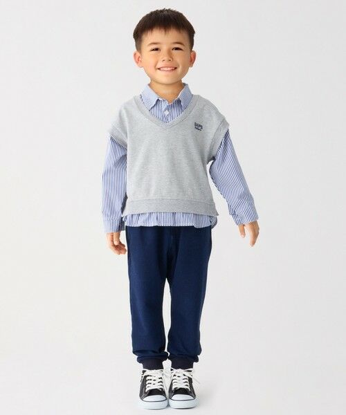 SHIPS / シップス シャツ・ブラウス | SHIPS Colors:90〜140cm /〈洗濯機可能〉ベスト ドッキング シャツ | 詳細9