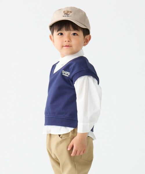 SHIPS / シップス シャツ・ブラウス | SHIPS Colors:90〜140cm /〈洗濯機可能〉ベスト ドッキング シャツ | 詳細12