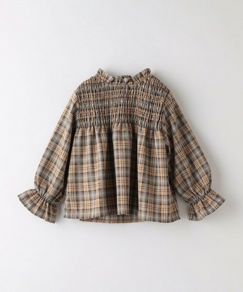 SHIPS / シップス シャツ・ブラウス | SHIPS Colors:〈洗濯機可能〉チェック ギャザー ブラウス(100~140cm) | 詳細6