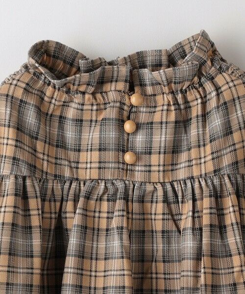 SHIPS / シップス シャツ・ブラウス | SHIPS Colors:〈洗濯機可能〉チェック ギャザー ブラウス(100~140cm) | 詳細8
