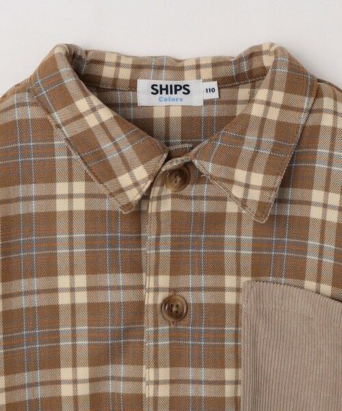 SHIPS / シップス シャツ・ブラウス | SHIPS Colors:100〜140cm /〈洗濯機可能〉チェック ワイド ボックスシャツ | 詳細3
