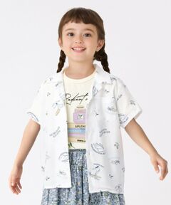 SHIPS / シップス シャツ・ブラウス | SHIPS Colors:〈洗濯機可能〉80〜130cm / レーヨン プリント シャツ