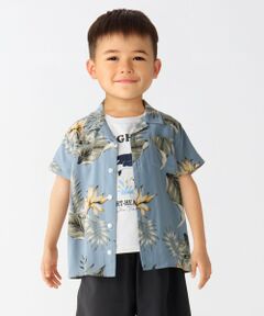 SHIPS / シップス シャツ・ブラウス | SHIPS Colors:〈洗濯機可能〉80〜130cm / レーヨン プリント シャツ