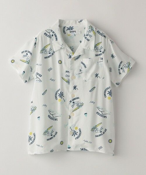 SHIPS / シップス シャツ・ブラウス | SHIPS Colors:〈洗濯機可能〉レーヨン プリント シャツ(80〜130cm) | 詳細1